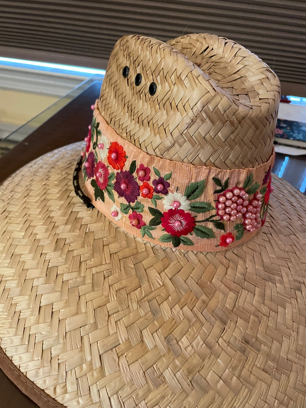 Embroidered Pearl Band