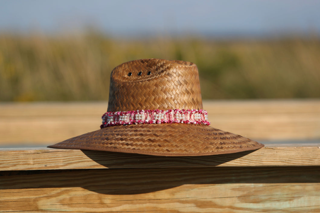 Pink with White Pearls