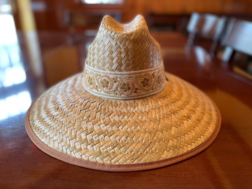 Tan/Amber Embroidered Band